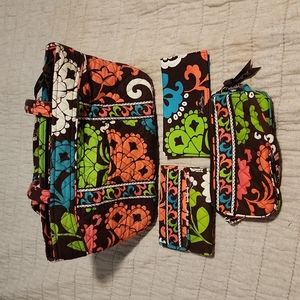 Vera Bradley purse, wallet, Checkbook cover & credit card Wristlet